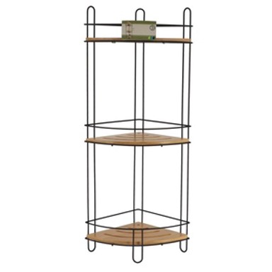 TENDANCE Kutna kupaonska polica, trostruka