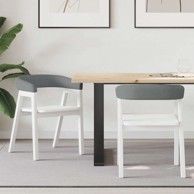 Trpezarijske stolice 2 kom 54 x 57 x 73 cm, bijela