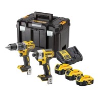 DEWALT Kombinirani komplet 18 V DCK266P3T (DCD796, DCF887) 3 × 5.0 Ah tstak