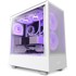 NZXT Kućište H5 Flow, mid tower, ATX, kaljeno staklo, bijelo