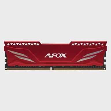 AFOX RAM memorija Gaming, 16GB, DDR4 3200MHz, CL16, DIMM, crvena