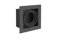 Ugradna zakretna armatura Pireo, crna