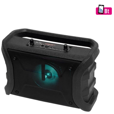 SAL Bluetooth zvučnik BTWORKY, MP3, FM, karaoke, RGB, 8W