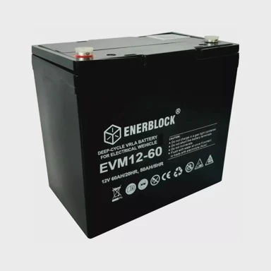 ENERBLOCK AGM baterija 12V 60Ah za električno vozilo, Deep-cycle