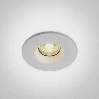 ONE LIGHT Ugradbena svjetiljka led/7w/3000k/500lm/60°/240v ip65 dimabilna bijela dm10107df/w