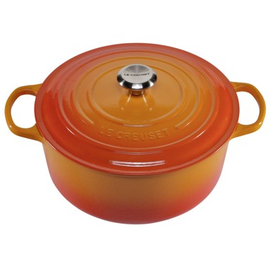 LE CREUSET Okrugli lonac od lijevanog željeza 28 cm, narančasti