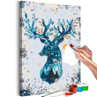 Slika za samostalno slikanje Nightly Deer 40x60