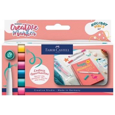 FABER CASTELL Marker permanentni dekorativni brush 161013