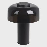 Stolna lampa Ponente, LED 2,25W, na dodir, dim bijela, aku bat., crna