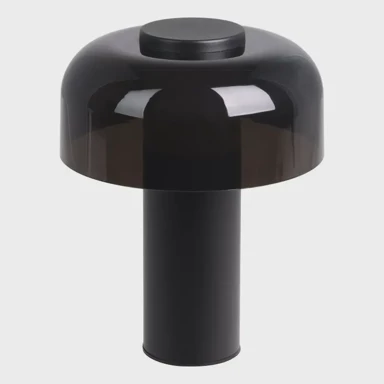 Stolna lampa Ponente, LED 2,25W, na dodir, dim bijela, aku bat., crna