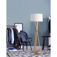 NOVA LUCE Salino stajaća lampa e27 /ip20/drvo & bijela nl9145071