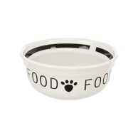 TRIXIE Posuda keramička FOOD, bijelo-crna 0,6 l