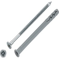 LUX TOOLS Plastična tipla udarna 8x100, 50 kom