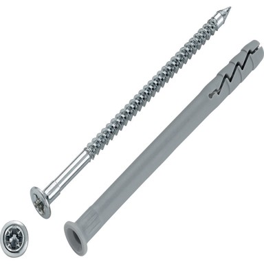 LUX TOOLS Plastična tipla udarna 8x100, 50 kom
