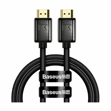 BASEUS HDMI kabel HD serija 8K 60Hz, duljina 1 m, crna, model WKGQ000001