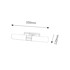 RABALUX Zidna lampa LED 2x4W IP44 Jim