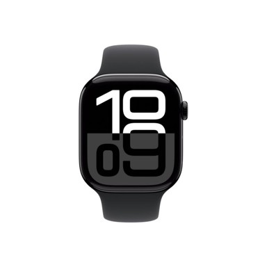 APPLE Pametni sat, Watch 10, Alu kućište, 46mm, Jet Black, sportski remen, crni