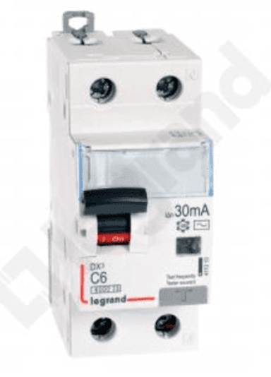 LEGRAND Diferencijalni prekidač 2P 6A C 0,03A tip AC P312 DX3