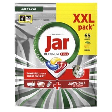 JAR Kapsule za strojno pranje posuđa, Platinum+, 65 kom