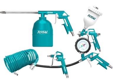 TOTAL Set kompresorskog pribora TATK053, za gume, 5 kom