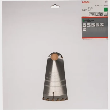 BOSCH List kružne pile Optiline Wood, 350x3.5 mm, 54 zuba, ATB, za stolne pile