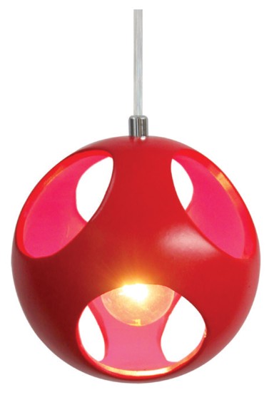 Visilica AP13837, crvena, keramička