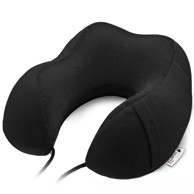 SEVERNO Bon Voyage putni jastuk, potpora za vrat, crni