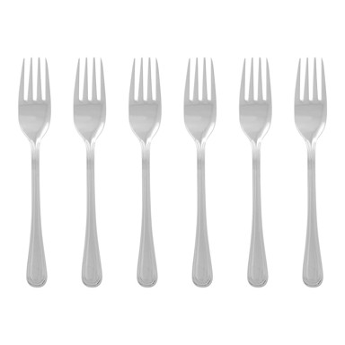 PREMIER HOUSEWARES Vilice za desert 6 kom Classic, srebrna boja, od nehrđajućeg čelika