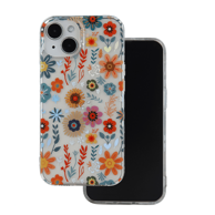 ONASI Silikonska maskica, Samsung Galaxy A25, Hippie Flower, narančasta