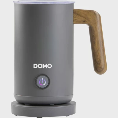 DOMO Pjenilica za mlijeko, 500 W, Wood You, siva