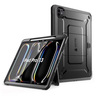 SUPCASE Maska za iPad Pro 13 2024, Unicorn Beetle PRO, crna, dvostrana