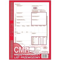 Međunarodni teretni list CMR A4, original i 3 kopije