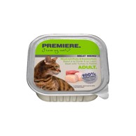 PREMIERE Cat Meat menu Adult govedina, puretina i zec 100 g ALU-pak