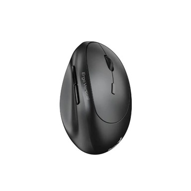 GENIUS Miš Ergo 8350S, bežični Bluetooth + 2.4 GHz, 2400 DPI, vertikalni, tamno sivi