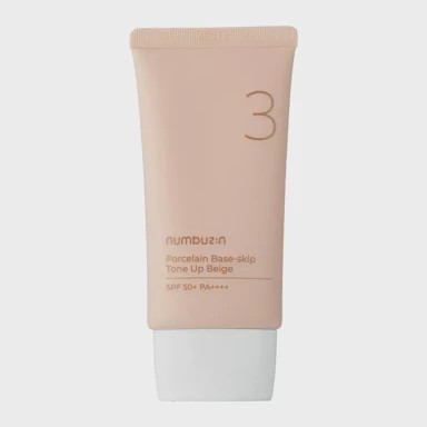 NUMBUZIN Krema za ujednačavanje tona kože No.3 Porcelain Base-skip Tone Up Beige 50 ml