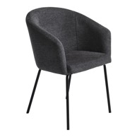 UNIQUE FURNITURE Tamno siva blagovaonska stolica Easton 