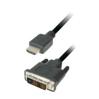 TRANSMEDIA Kabel DVI (18+1) na HDMI, 1 m
