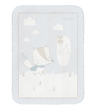 KIKKA BOO Super soft deka 80x110 cm, Little Fox