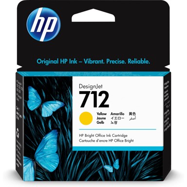HP Tinta 712 3ED69A, žuta, 29 ml