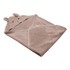 KINDSGUT Ružičasti/smeđi pamučan dječji ručnik s kapuljačom, 75x75 cm Rabbit