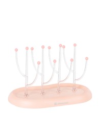 KIKKA BOO Sušilo za bočice Marble, bež/ružičasto