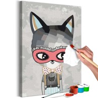 Slika za samostalno slikanje Elegant Kitty 40x60