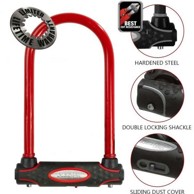 MASTER LOCK Lokot s kabelom, crveni