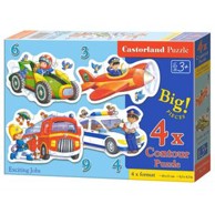 CASTORLAND Puzzle Uzbudljivi poslovi 4u1
