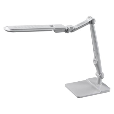 Stolna svjetiljka Ebru, 10W, srebrna