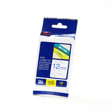 BROTHER Traka TZE-233 plava na bijeloj