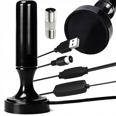 Univerzalna magnetska TV antena i USB DVB-T, 4K, pojačalo