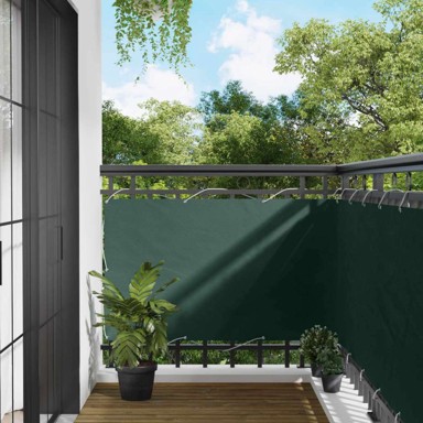 Balkon paravan, 100x300 cm, Oxford tkanina, tamnozelena