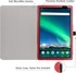 Futrola za tablet toscido P20, čvrsta, zaštitna, zatvorena, s preklopom, crvena