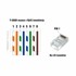 DIGITUS Konektor RJ45 CAT 5e UTP, prolazni, za meki kabel, A-MO 8/8 SR, pakiranje 100